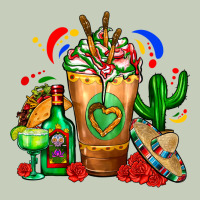 Mexican Cold Drink With Cactus Sombrero And Tequil Ladies Tee | Teevron