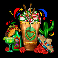 Mexican Cold Drink With Cactus Sombrero And Tequil Ladies Tee | Teevron