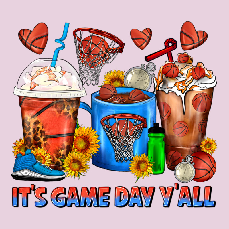 It's Game Day Y'all Basketball Coffee Cups Ladies Tee by FaDigitalArtStudio | Teevron