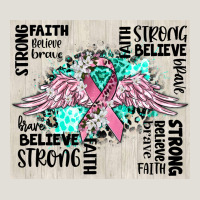 Cancer Ribbon With Angel Wings Heavy Core Tee | Teevron