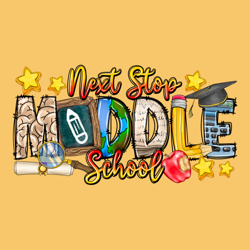 Next Stop Middle School Vintage Hoodie by CowhideDigitalArt | Teevron