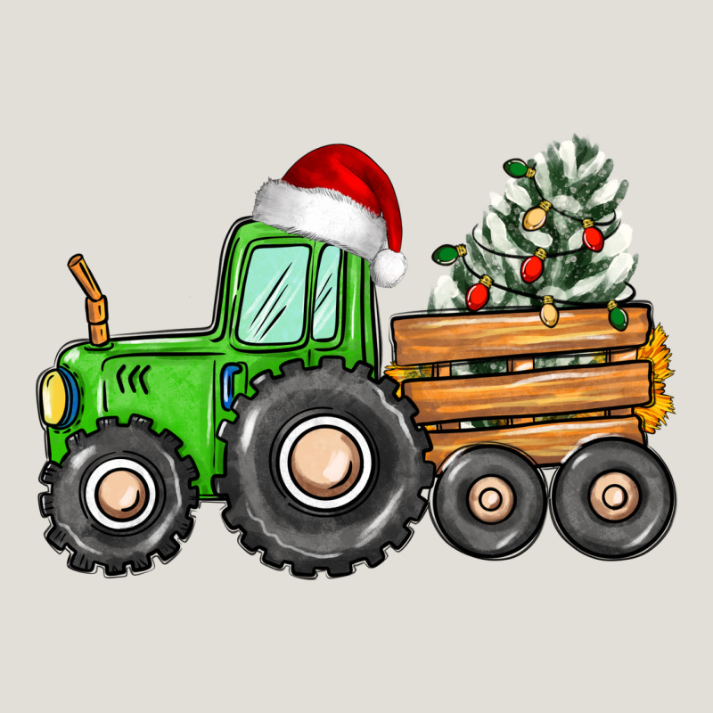 Christmas Tractor Heavy Core Tee by CowGirlArtShop | Teevron