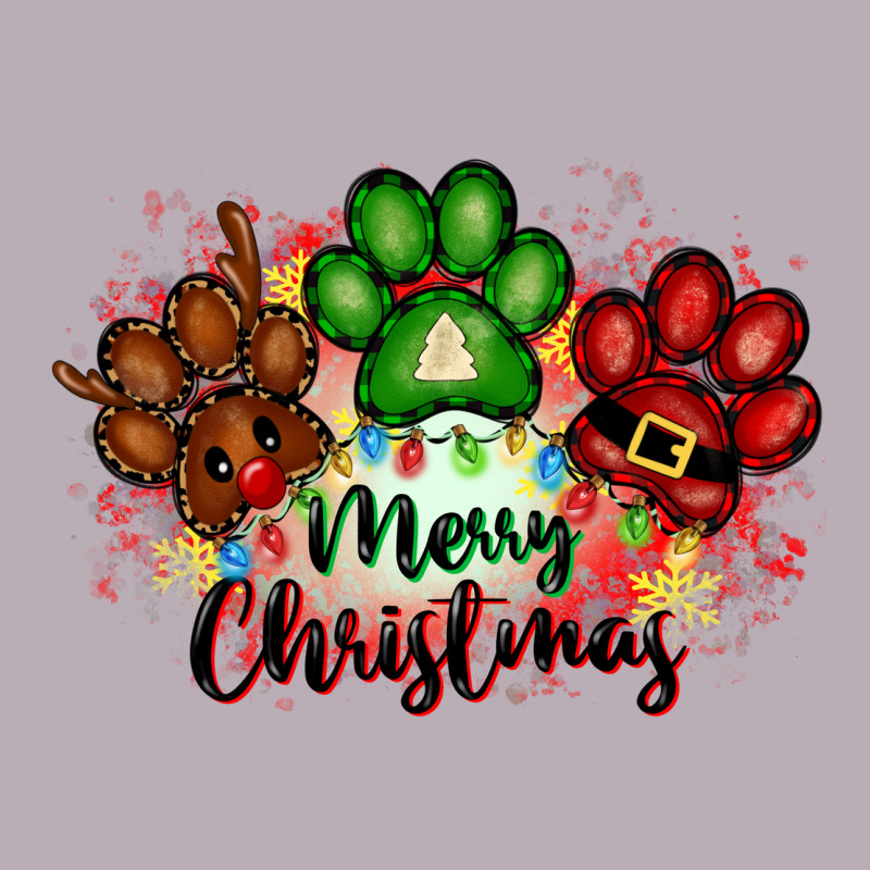 Merry Christmas Paws Vintage Tee by FaDigitalArtStudio | Teevron