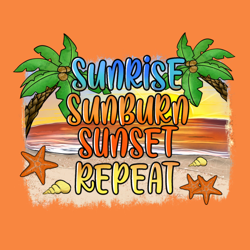 Sunrise Sunburn Sunset Repeat2 Premium Sweatshirt by JahusDesignShop | Teevron