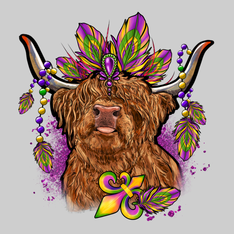 Mardi Gras Cow Premium Tee by OliviaCreatesArt | Teevron