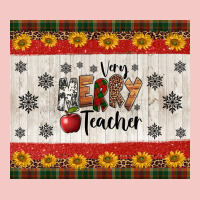 Very Merry Teacher Urban Heavy Tee | Teevron