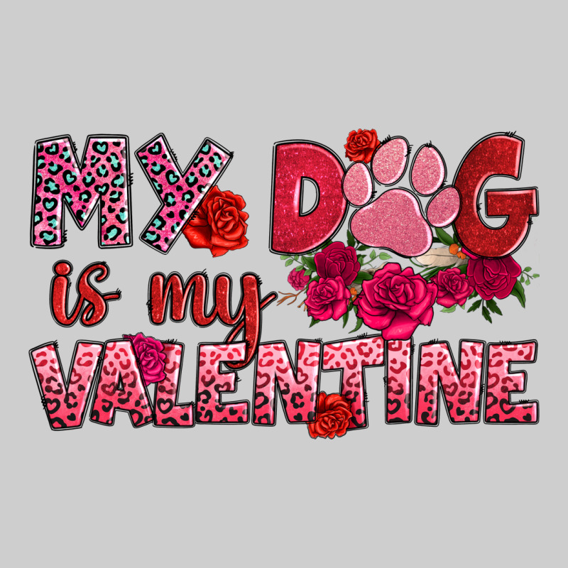My Dog Is My Valentine Premium Tee by OliviaCreatesArt | Teevron