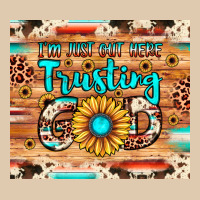 I'm Just Out Here Trusting God Heavyweight Sweatshirt | Teevron