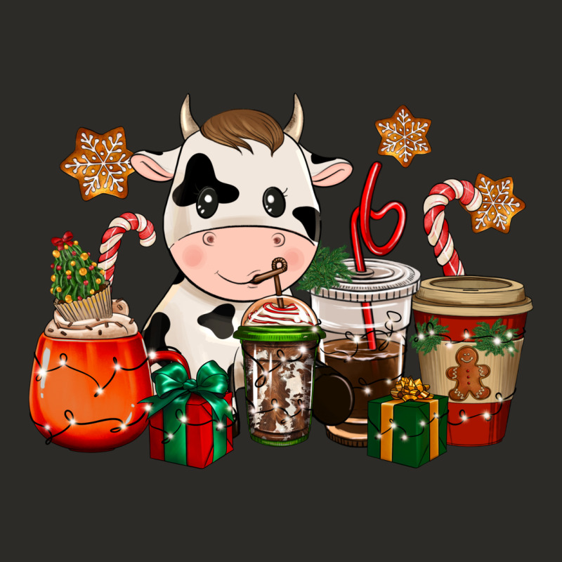 Cow Coffee Cups Christmas Heavy Core Tee by CowGirlArtShop | Teevron