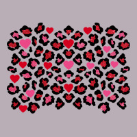 Valentines Day Leopard And Heart Background Vintage Tee | Teevron