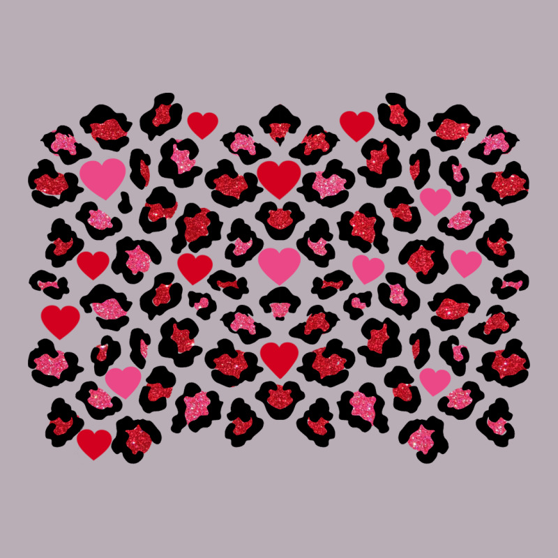 Valentines Day Leopard And Heart Background Vintage Tee by FaDigitalArtStudio | Teevron