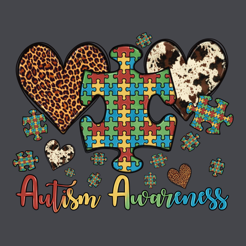 Autism Awareness Leopard Cowhide Herts Puzzle Classic Tee by Artiststas | Teevron