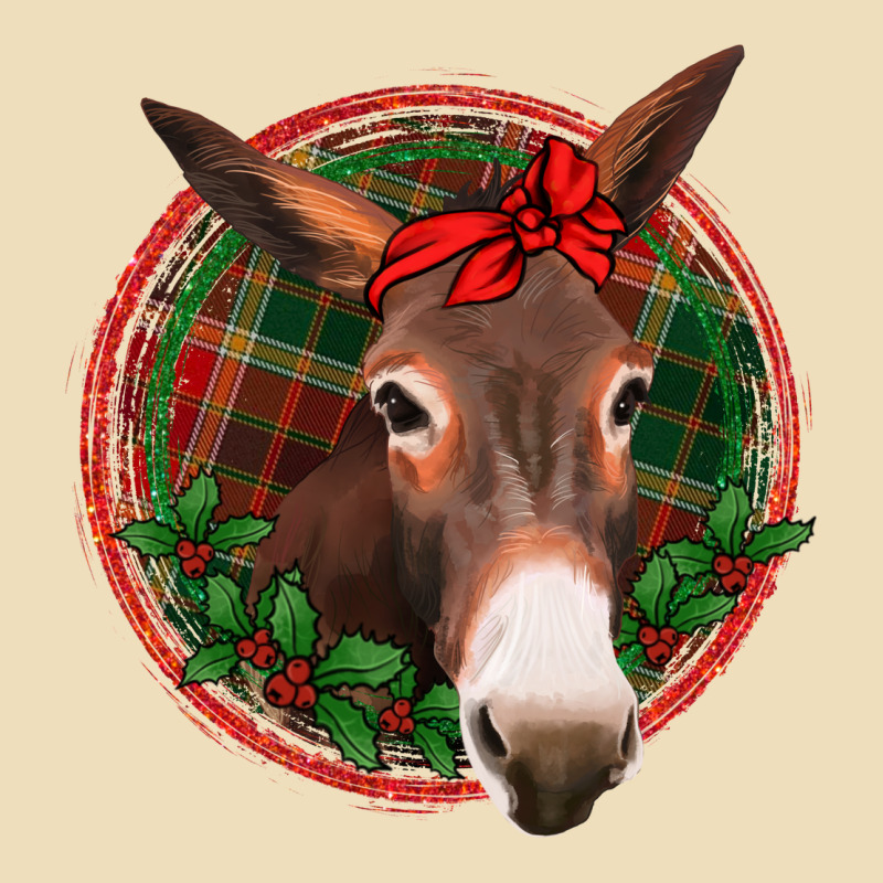 Christmas Donkey With Bandana Premium Hoodie by Jasminsmagicworld | Teevron