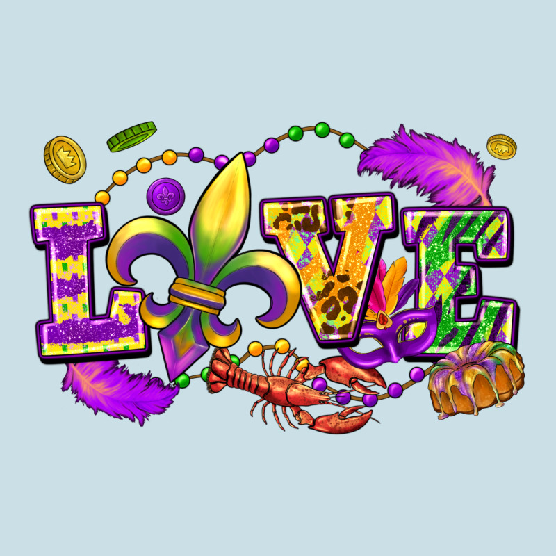 Love Mardi Gras Ladies Tee by FaDigitalArtStudio | Teevron