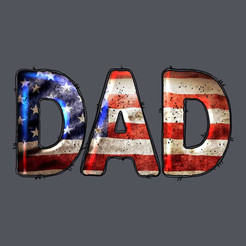 American Flag Dad 4th Of July Vintage Hoodie by LillyAllenDesigns | Teevron