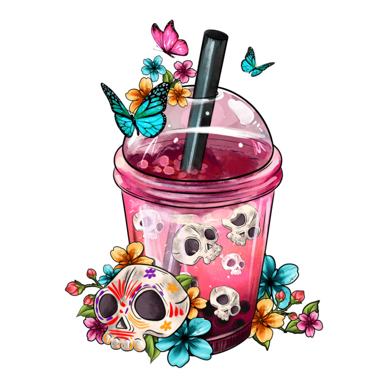 Mexican Day Of The Dead Skulls Coffee Cup Ladies Tee by FaDigitalArtStudio | Teevron
