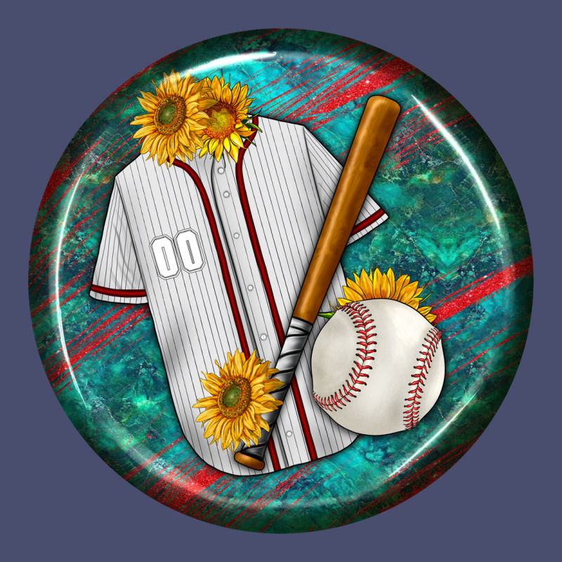 Baseball With Sunflower Round Earrings Vintage Tee by BundleAndBundleShop | Teevron