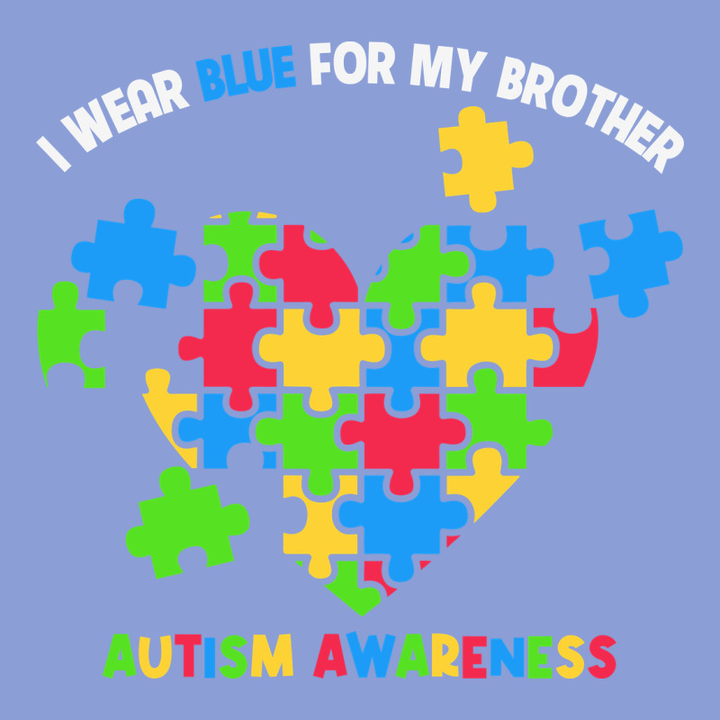 Wear Blue For My Brother Autism Long Sleeve Tee by CowhideDigitalArt | Teevron