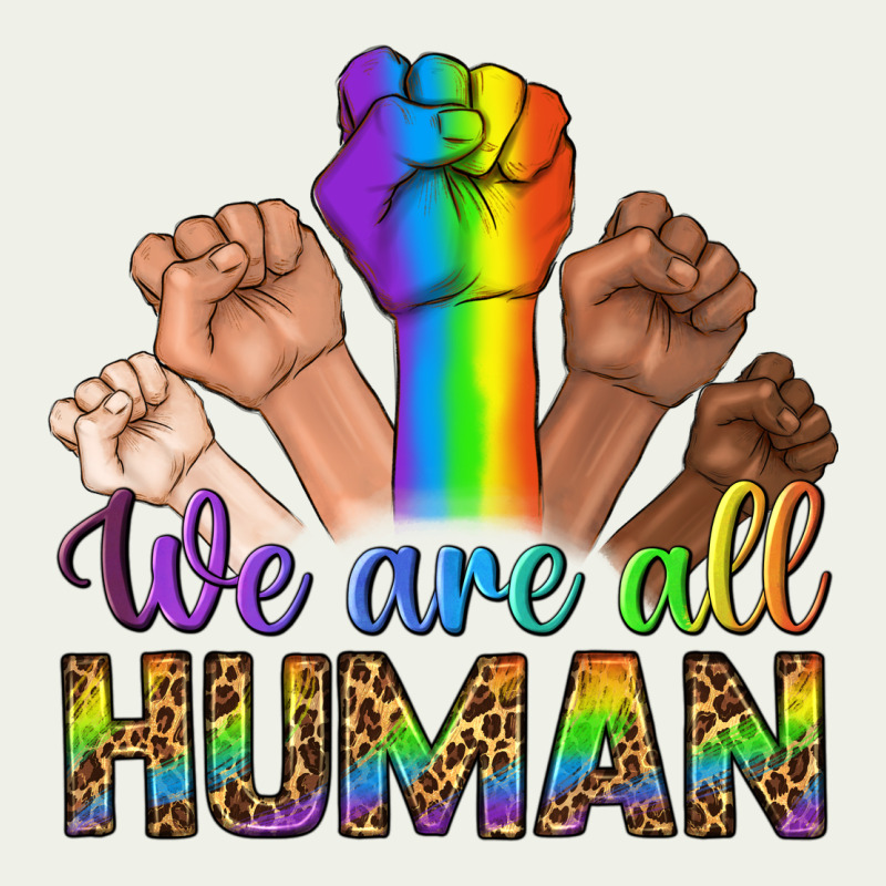 We Are All Human Urban Heavy Tee by BundleAndBundleShop | Teevron