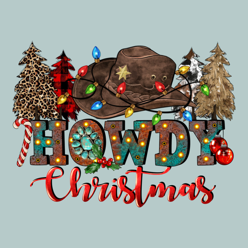 Howdy Christmas Heavy Core Tee by CowGirlArtShop | Teevron