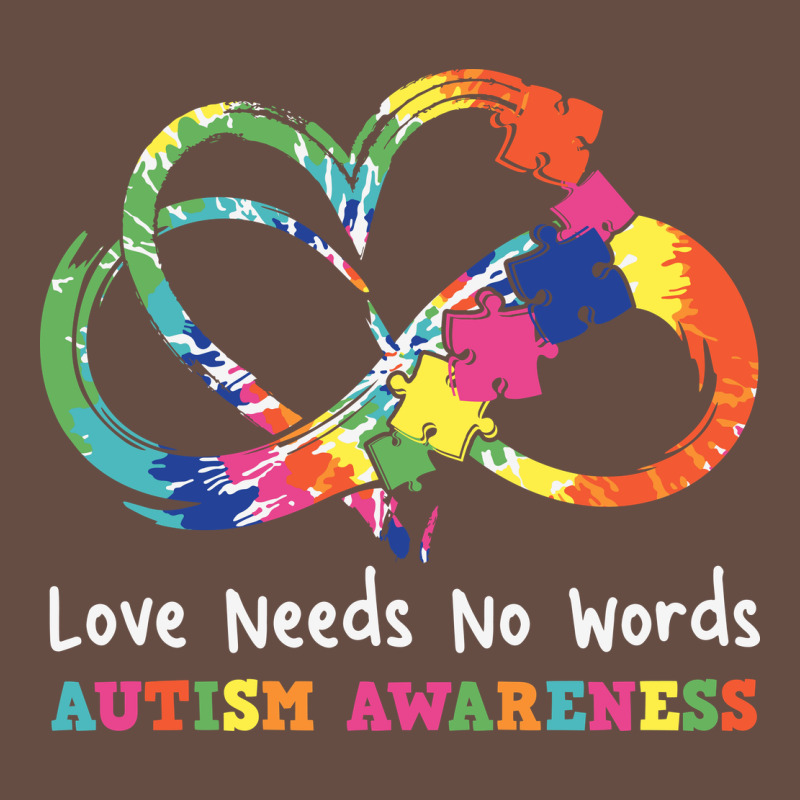 Love Needs No Words Heart Puzzle Autism Long Sleeve Tee by CowhideDigitalArt | Teevron
