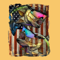 American Flag With Bass Fish Vintage Hoodie | Teevron