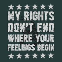 My Rights Don't End Where Your Feelings Begin Premium Sweatshirt | Teevron