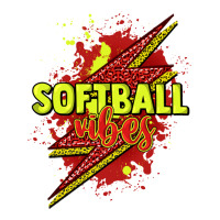 Softball vibes lightning bolt | Teevron