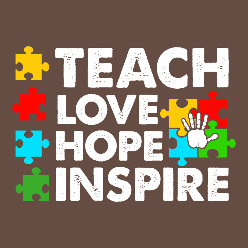 Teach Love Hope Inspire Long Sleeve Tee by CowhideDigitalArt | Teevron