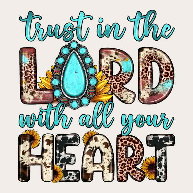 Trust In The Lord With All Your Heart Zipper Hoodie by JahusDesignShop | Teevron