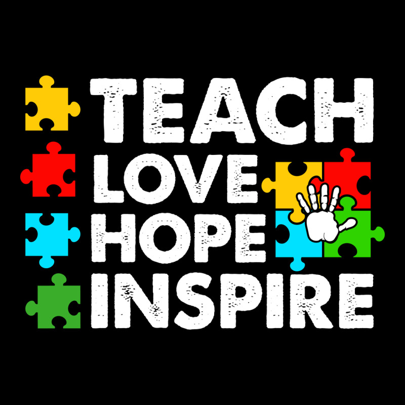 Teach Love Hope Inspire Long Sleeve Tee by CowhideDigitalArt | Teevron