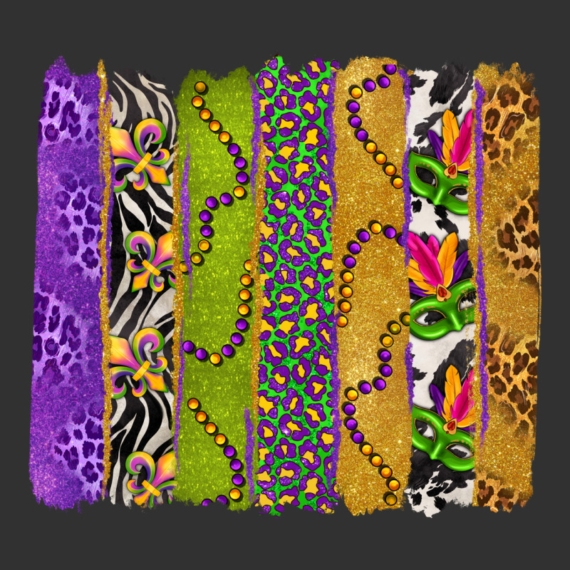 Mardi Gras Brushstrokes Urban Heavy Tee by BundleAndBundleShop | Teevron