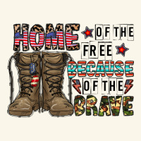Home Of The Free Beacause Of The Brave Premium Hoodie | Teevron