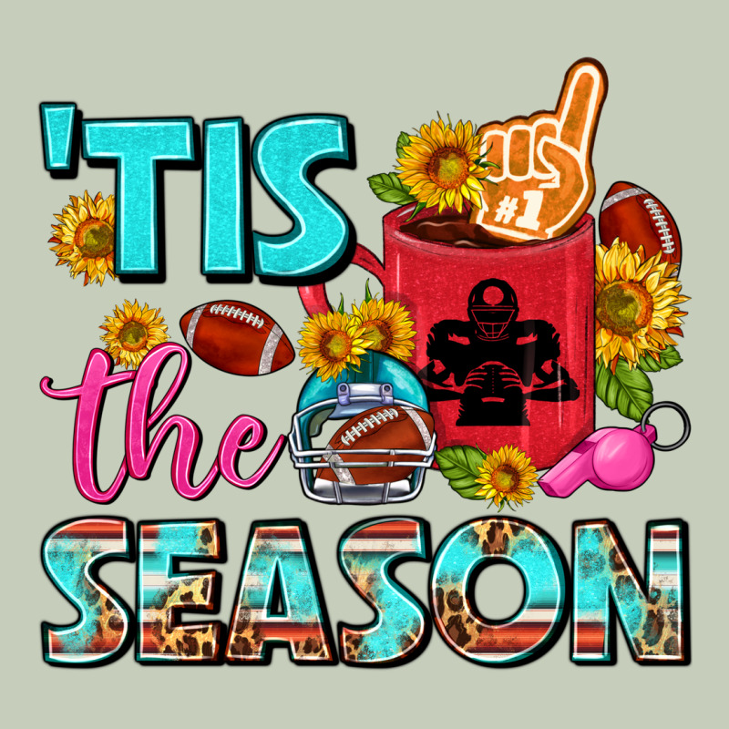 Tis The Season Football Coffee Mug Ladies Tee by FaDigitalArtStudio | Teevron