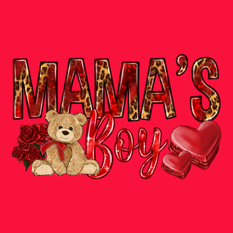 Mamas Boy With Leopard Mother's Day Classic Tee by HowdyJamesFarm | Teevron