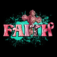 Faith Breast Cancer Heavy Core Tee | Teevron