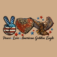 Western Peace Love American Golden Eagle Vintage Hoodie | Teevron