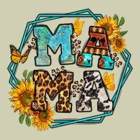 Sunflowers Hexagon Frame Mama Heavy Core Tee | Teevron