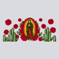 Lady Of Guadalupe Cactus Rose Zipper Hoodie | Teevron