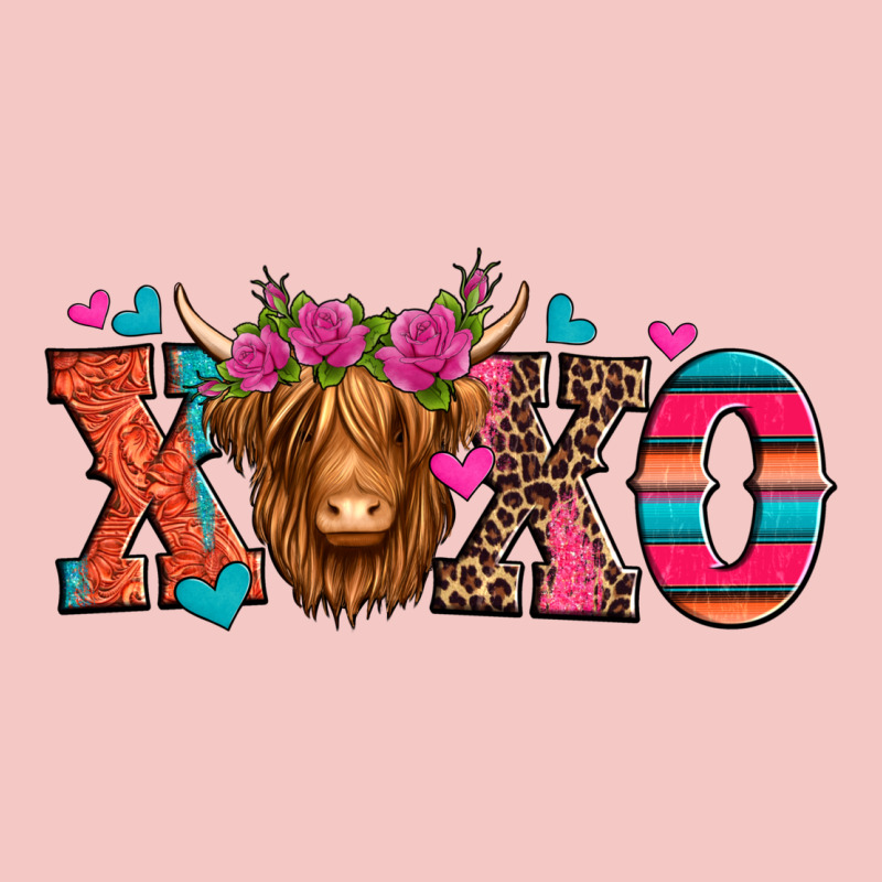 Xoxo Valentine's Day Highland Cow Urban Heavy Tee by Jasminsmagicworld | Teevron