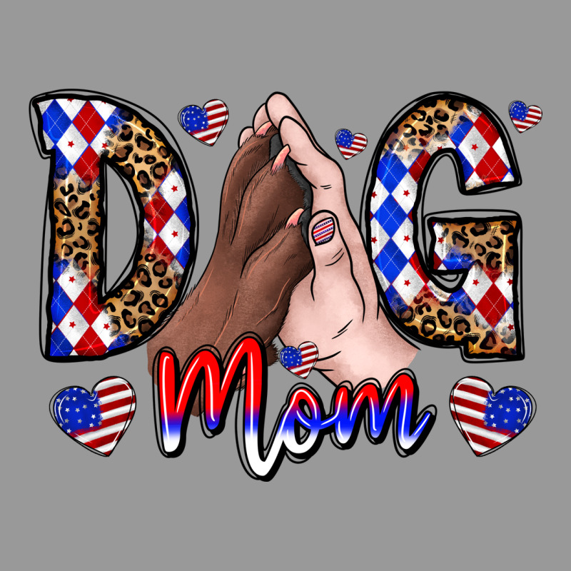 America Dog Mama Vintage Hoodie by CowhideDigitalArt | Teevron