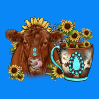 Sunflower Coffee Cup Red Angus Gemstone Zipper Hoodie | Teevron