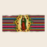 Lady Of Guadalupe  Sunflower Zipper Hoodie | Teevron