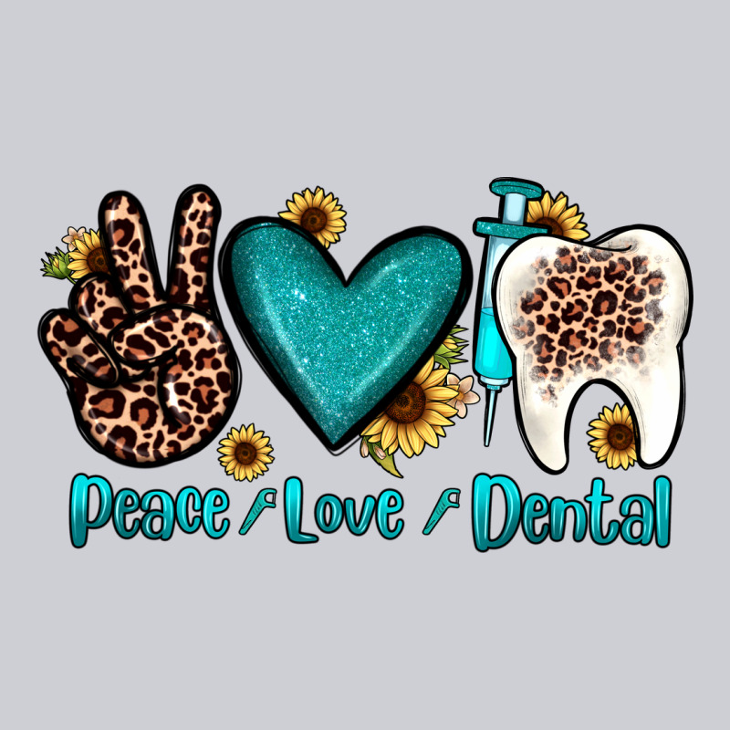 Peace Love Dental Heavyweight Sweatshirt by JahusDesignShop | Teevron