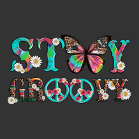 stay groovy with butterfly peace sign and flowers | Teevron