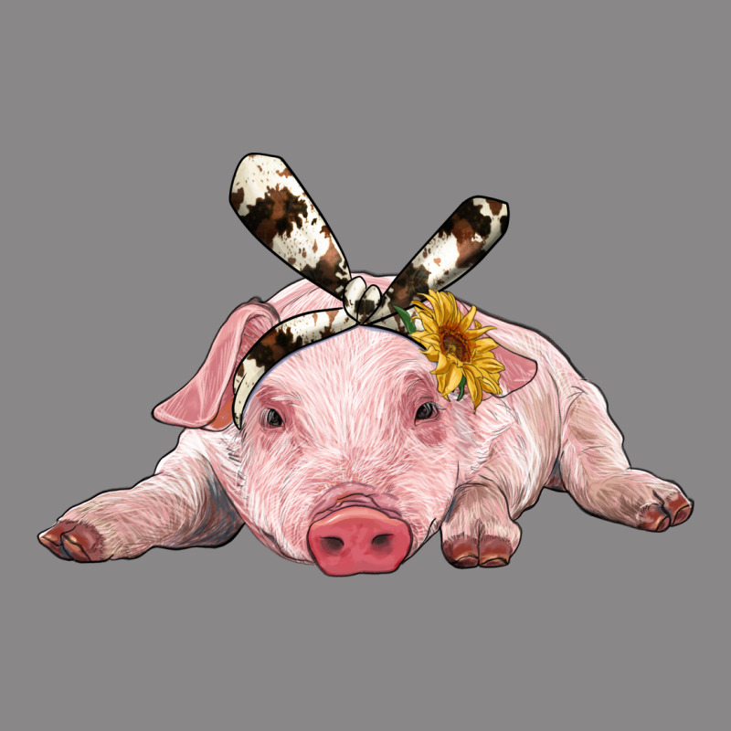 Baby Pig With Cowhide Ribbon Vintage Tee by RanaPortraitStore | Teevron