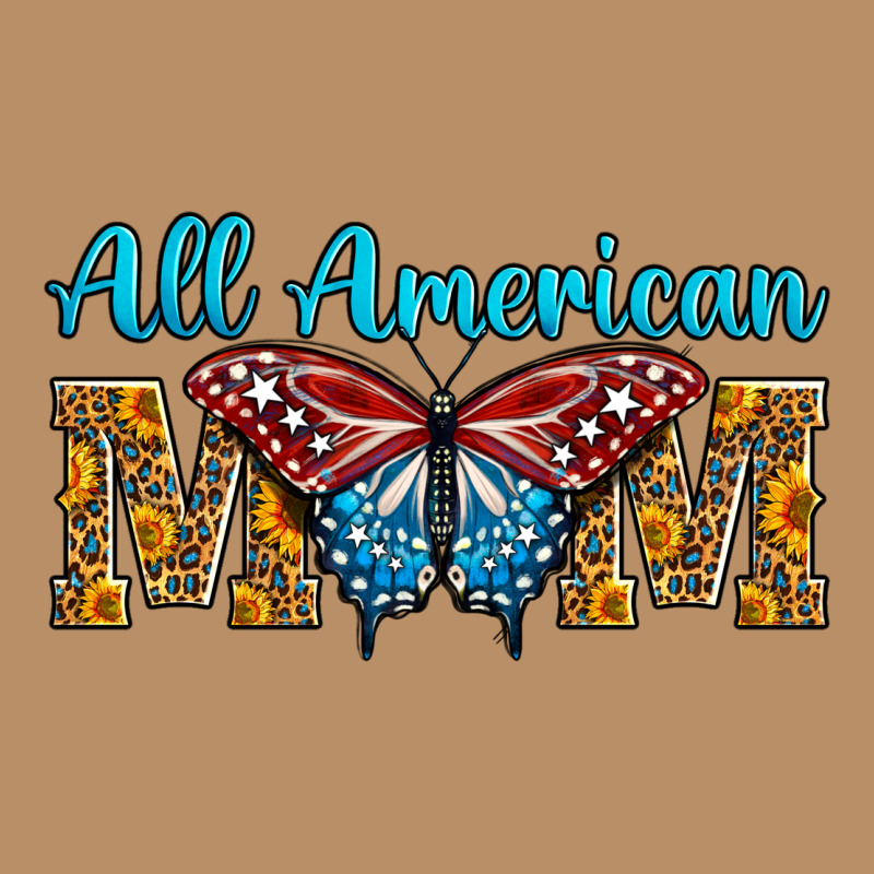 All American Mom Butterfly Vintage Hoodie by LillyAllenDesigns | Teevron