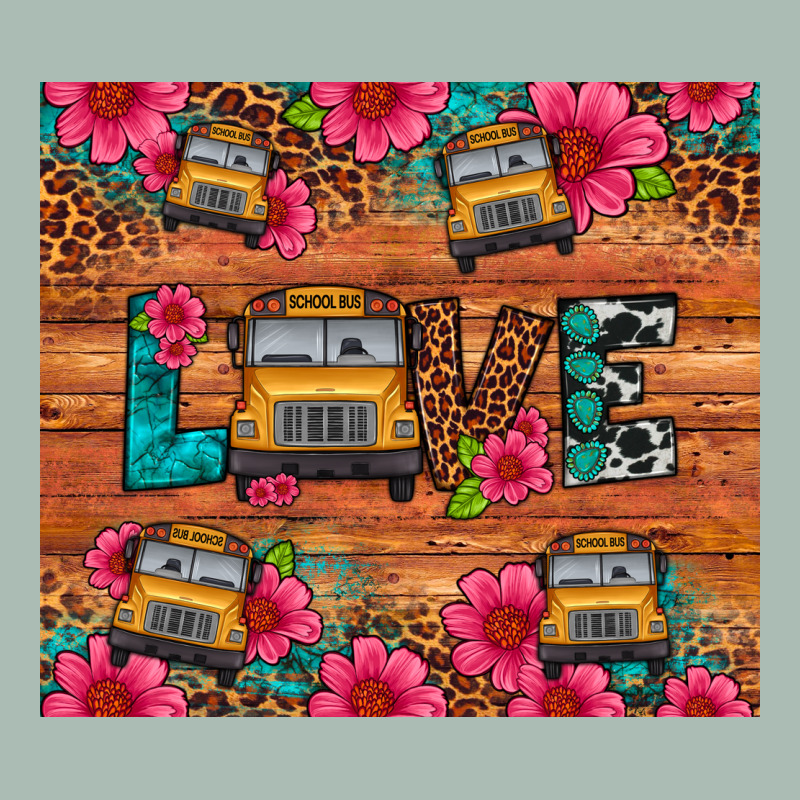 Love School Bus Leopard Classic Tee by Artiststas | Teevron