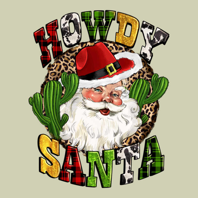 Howdy Santa Western Cactus Christmas Heavy Core Tee by CowGirlArtShop | Teevron