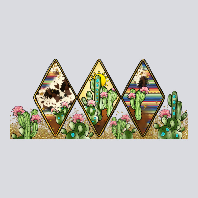 Cactus Cowhide Serape Zipper Hoodie by JahusDesignShop | Teevron